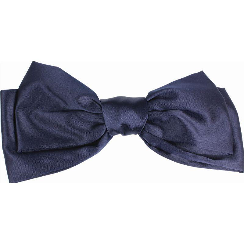 Hair Bow Navy Large