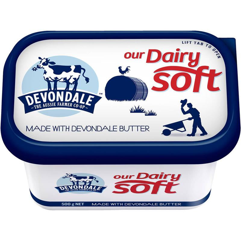 Devondale Dairy Soft Tub 500g