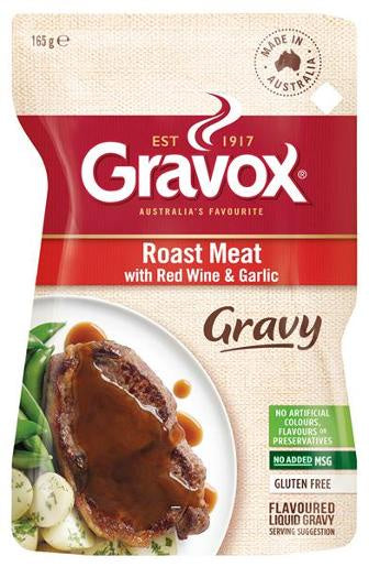 Gravox Liquid Gravy Roast Meat Red Wine & Garlic- 165g