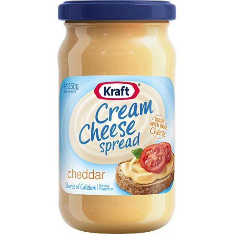Kraft Cream Cheese Spread Cheddar 250g