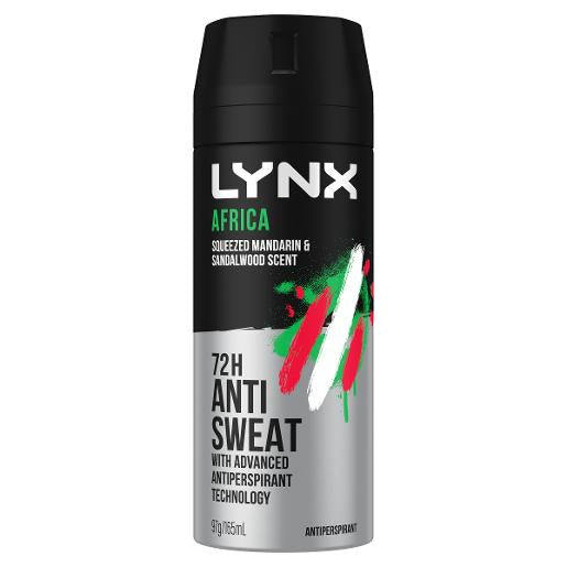 LYNX Africa 48hr Fresh Deodorant 165ml