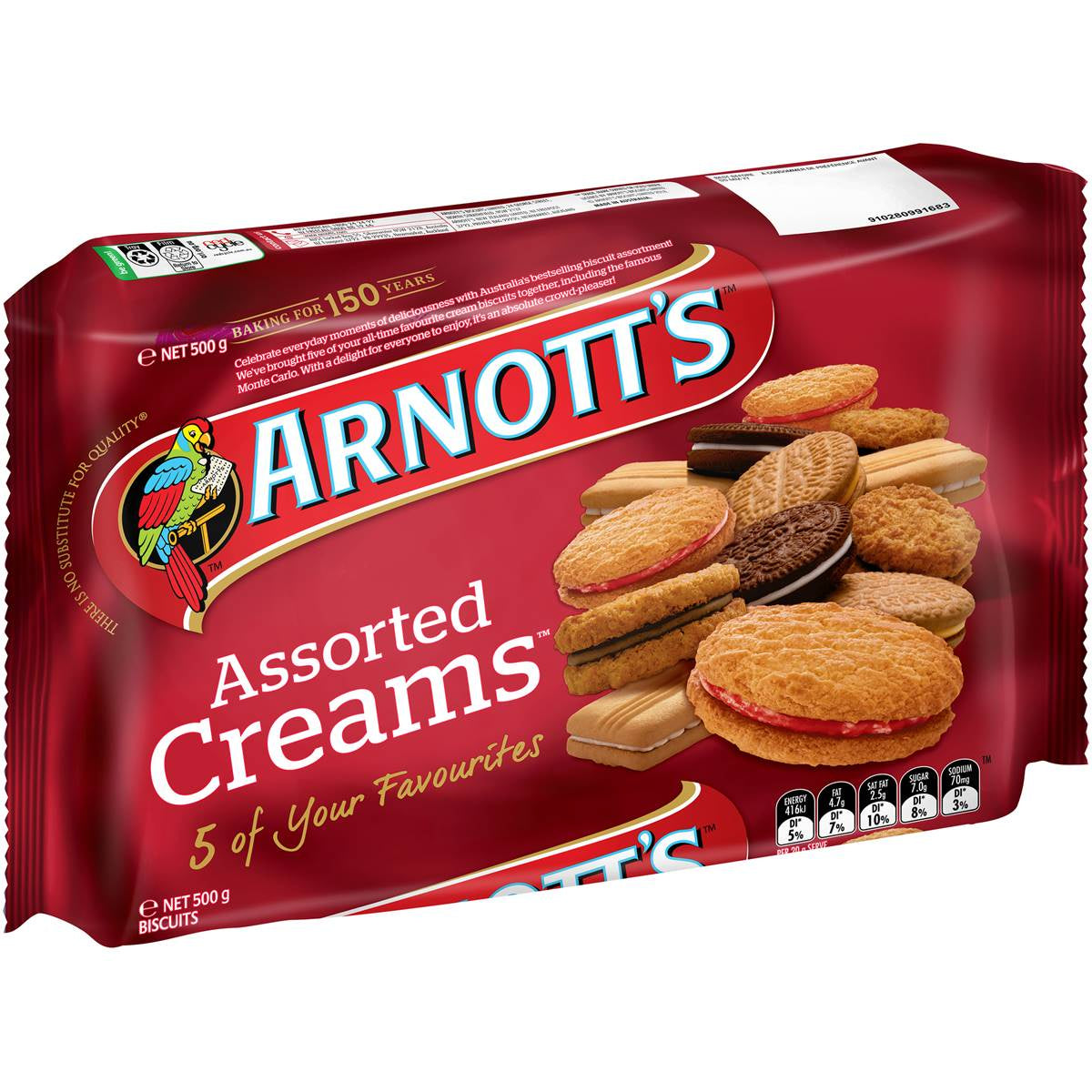 Arnott's Assorted Cream Biscuits 500g