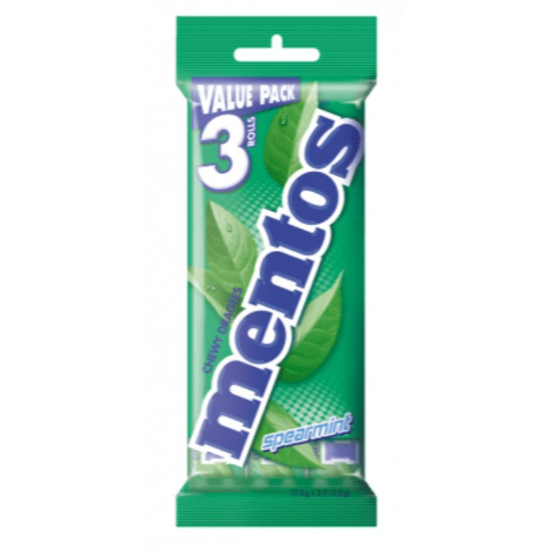 Mentos Mints Spearmint 3 pack