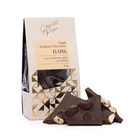 Charlotte Piper Bark Dark Choolate Caramelised Cashews 80g