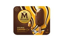 Magnum Ice Cream Double Caramel Ego 4pk