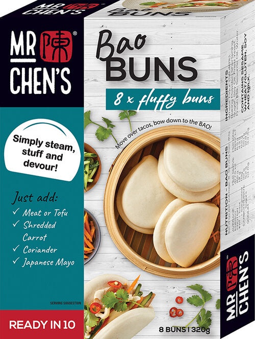 Mr Chens Bao Buns 8pk 320g