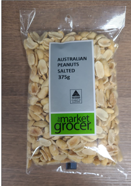 The Market Grocer Australian Peanuts Salted 375 gm