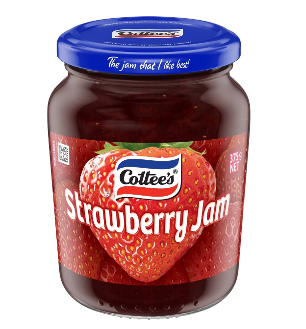 Cottees Strawberry Jam 375g