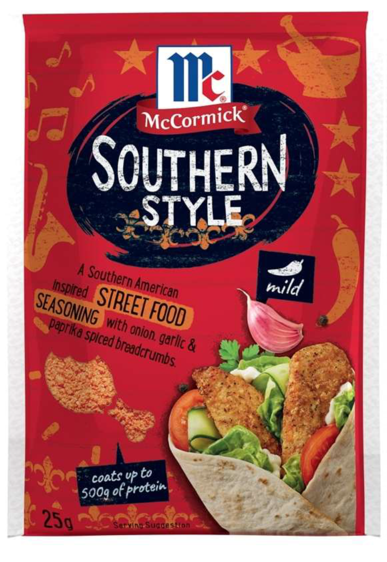 McCormicks Southern Style Street Food Seasoning 25g