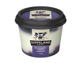 Gippsland Dairy Blueberry Yoghurt 700g