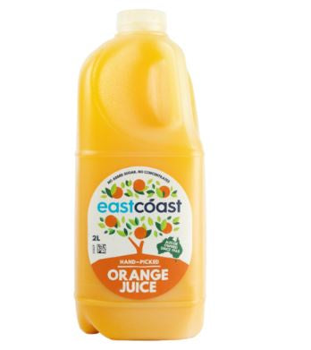 Eastcoast Juice Orange 2L (DNR)