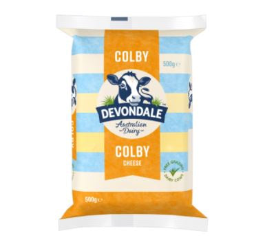 Devondale Colby Cheese Block 500g