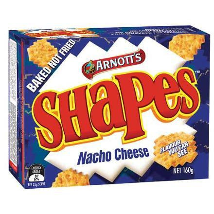 Arnotts Shapes Nacho Cheese 160g