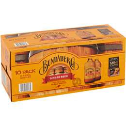 Bundaberg Ginger Beer 375ml x 10