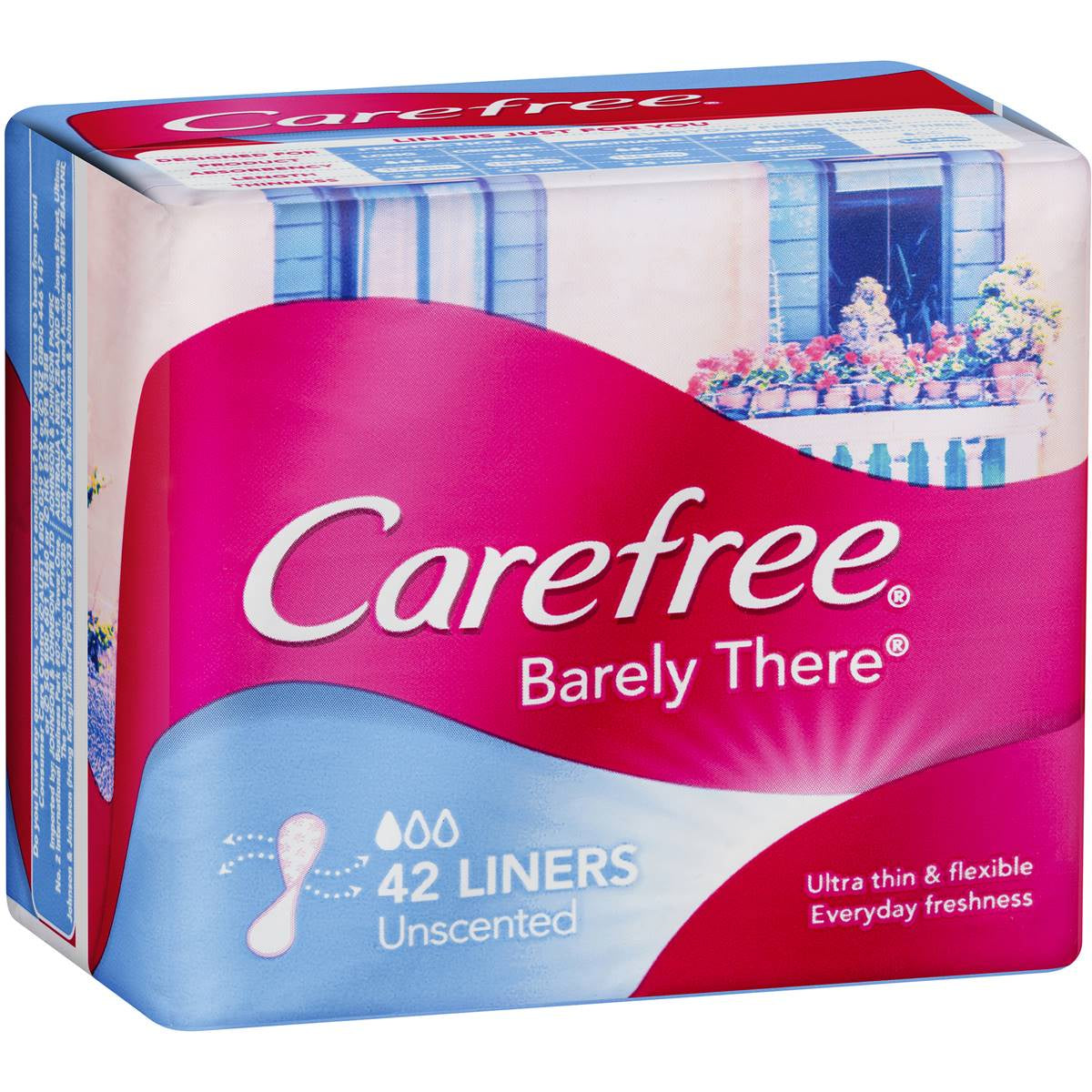 Carefree Barely There Unscented Liners 42pk