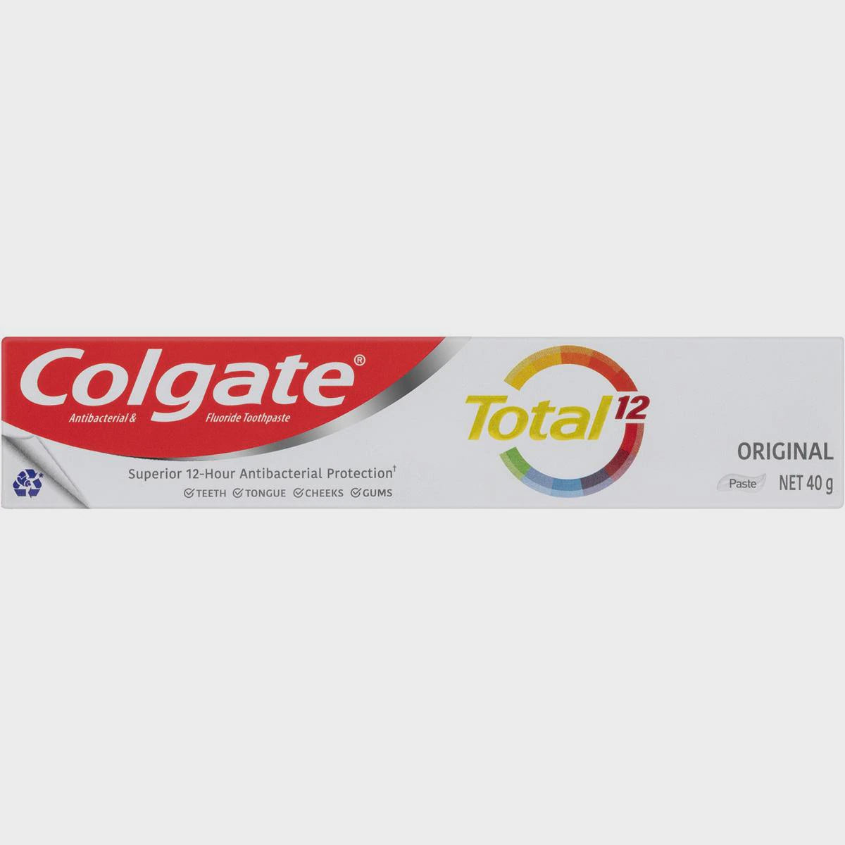 Colgate Total Travel Antibacterial Toothpaste 40g