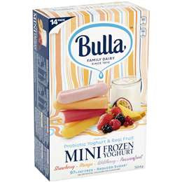 Bulla Mini Frozen Yoghurt Assorted  14 pack