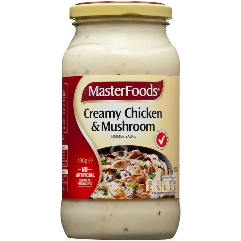 Masterfoods Simmer Sauce Creamy Chicken Mushroom