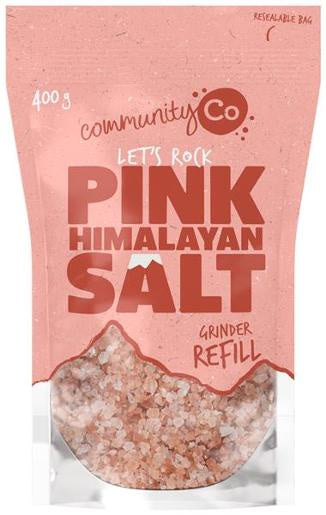 Community Co Pink Himalayan Salt Refill Pouch 400g