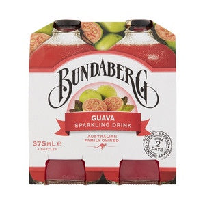 Bundaberg Guava Sparkling Drink 375ml x 4pack