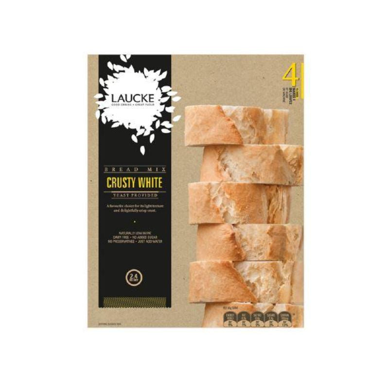 Laucke Crusty White Bread Mix 4pk