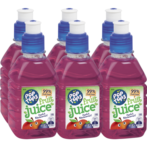 Pop Tops Apple Blackcurrant 6 x 250ml