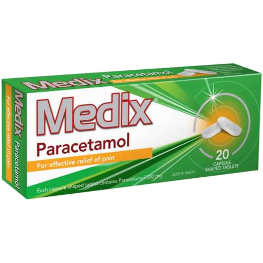 Medix Paracetamol Caplets 16pk