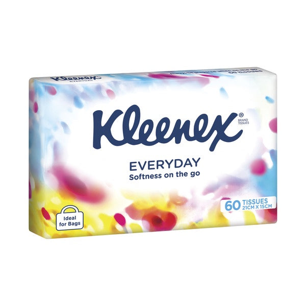 Kleenex Everyday On The Go Facial Tissues 60pk