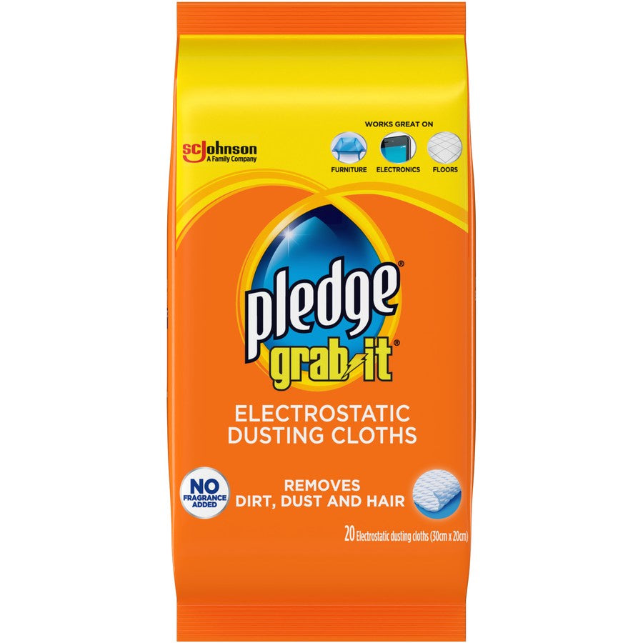 Pledge Grab-It Electrostatic Dusting Cloths 20pk