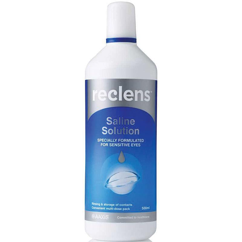 Reclens Saline Contact Lens Solution 500ml