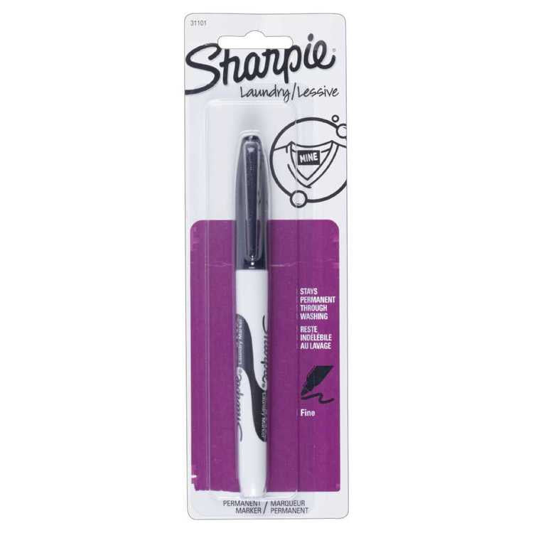 Sharpie Rub A Dub Laundry Marker Black 1pk