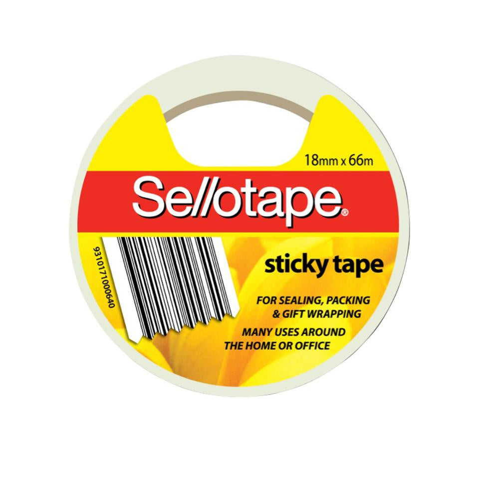 Sellotape Sticky Tape Roll 18mmx66m