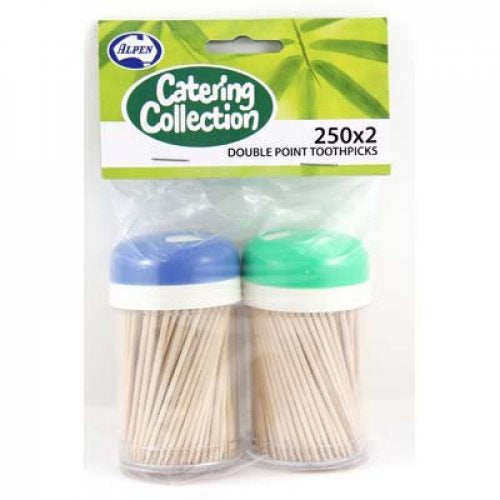Alpen Toothpicks Double Pointed 250 x 2pk